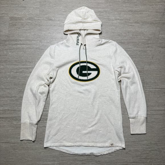 Green Bay Packers Fanatics Womens Hoodie S Fleece Pullover Embroidered Logo NFL - Picture 1 of 6